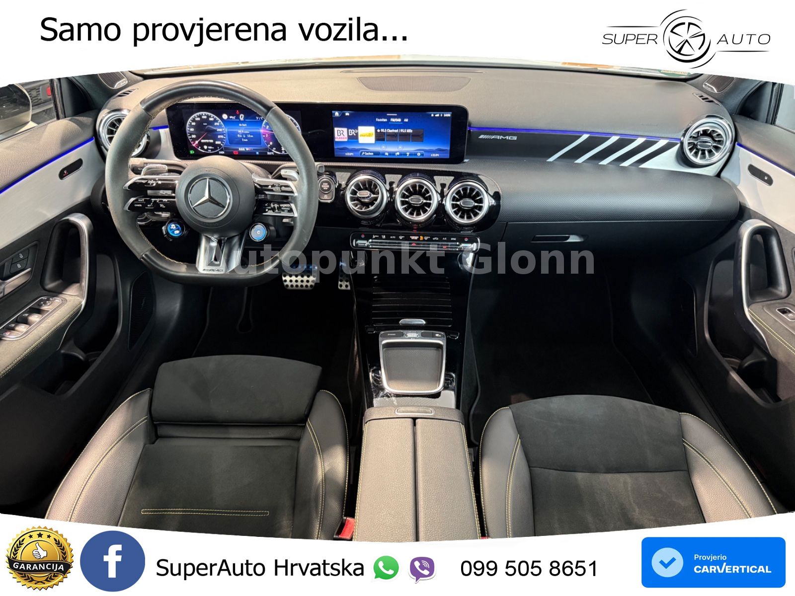 Mercedes-Benz AMG A 45 S 4MATIC+ AMG SPEEDSHIFT DCT 8G LED+GR SJED+ACC