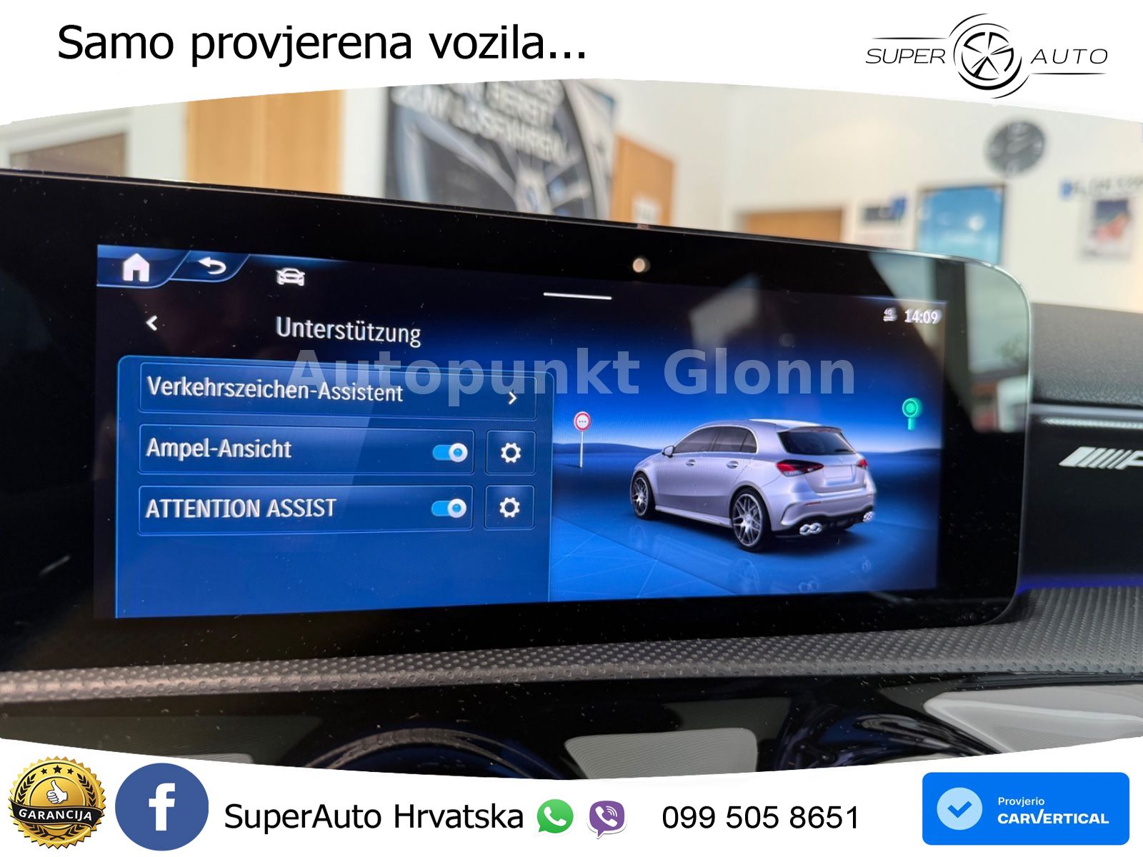 Mercedes-Benz AMG A 45 S 4MATIC+ AMG SPEEDSHIFT DCT 8G LED+GR SJED+ACC