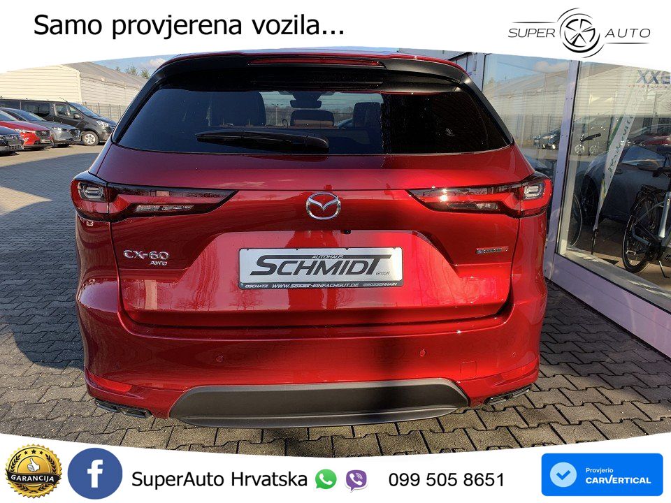 Mazda CX-60 3.3 e-Skyactiv D (254 KS) AWD Automatic MATRIX+GR SJED+KAM