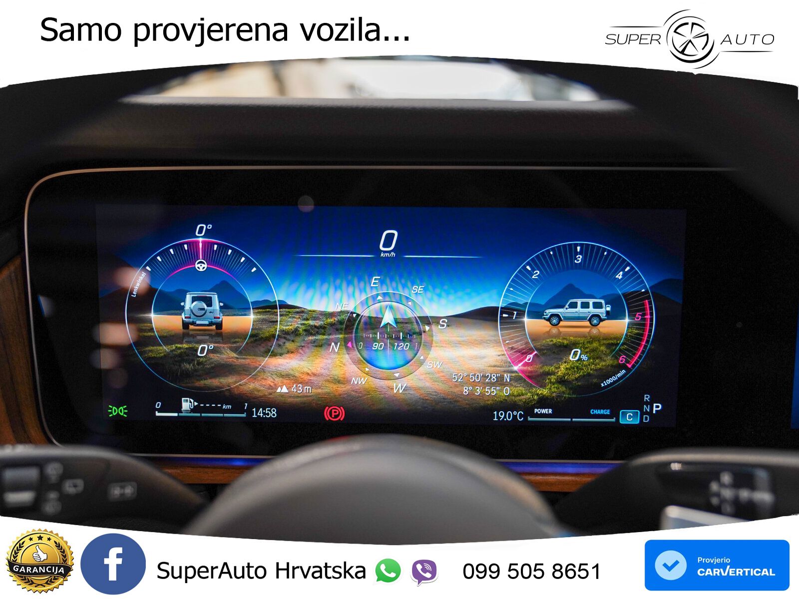 Mercedes G 450d Long (367 KS) 4MATIC 9G-TRONIC LED+ACC