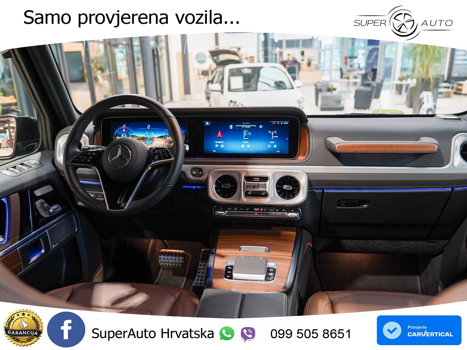 Mercedes G 450d Long (367 KS) 4MATIC 9G-TRONIC LED+ACC