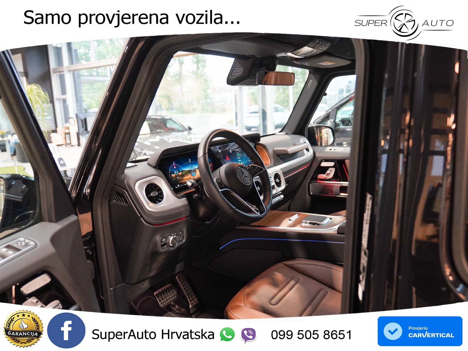 Mercedes G 450d Long (367 KS) 4MATIC 9G-TRONIC LED+ACC
