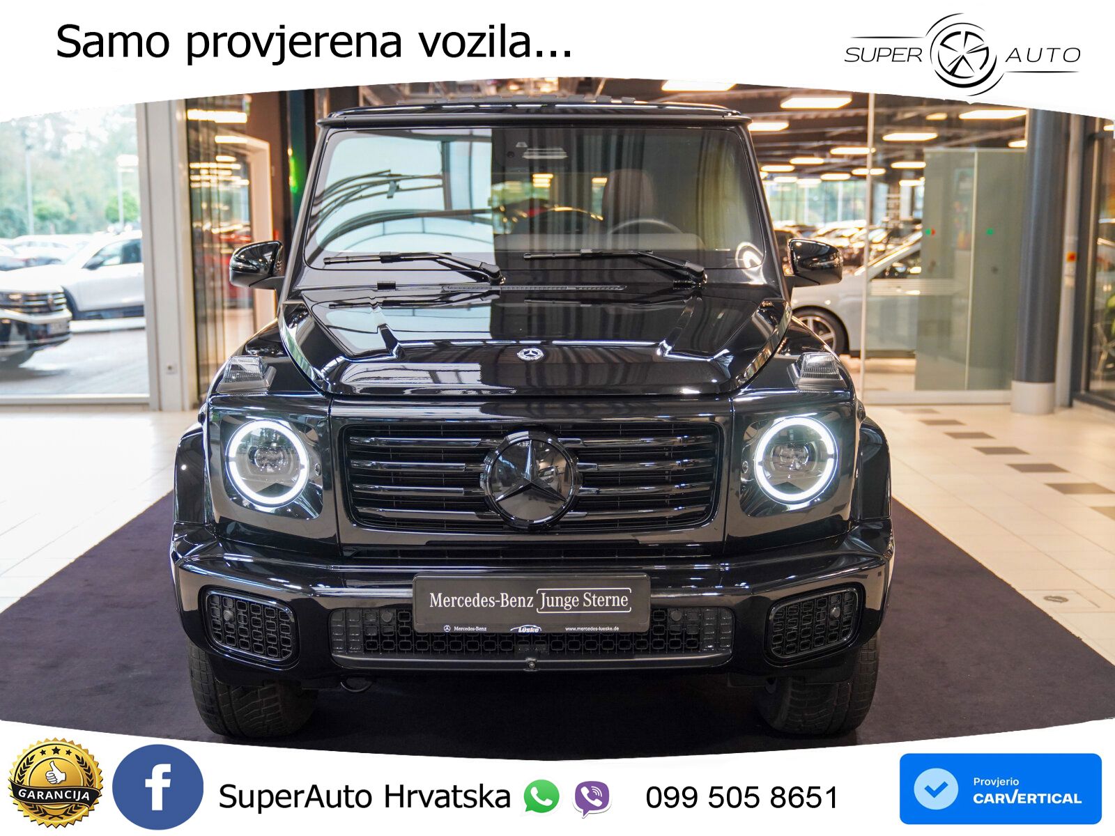 Mercedes G 450d Long (367 KS) 4MATIC 9G-TRONIC LED+ACC