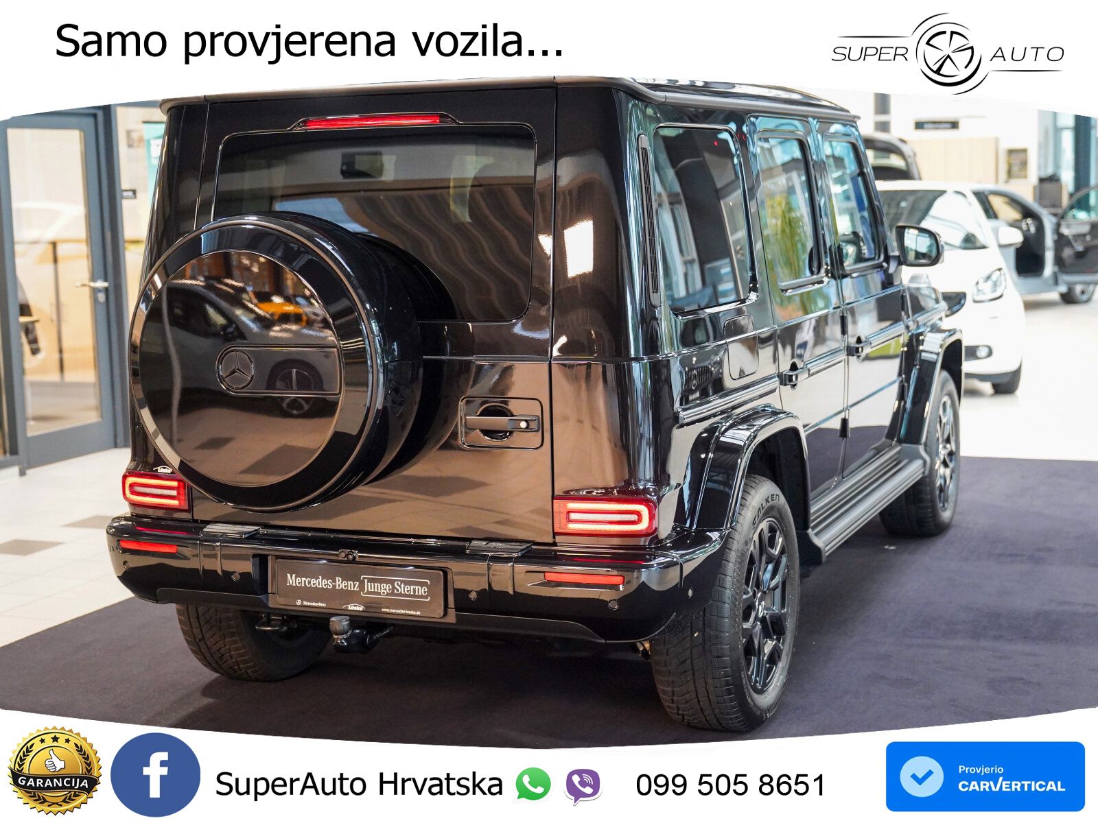 Mercedes G 450d Long (367 KS) 4MATIC 9G-TRONIC LED+ACC