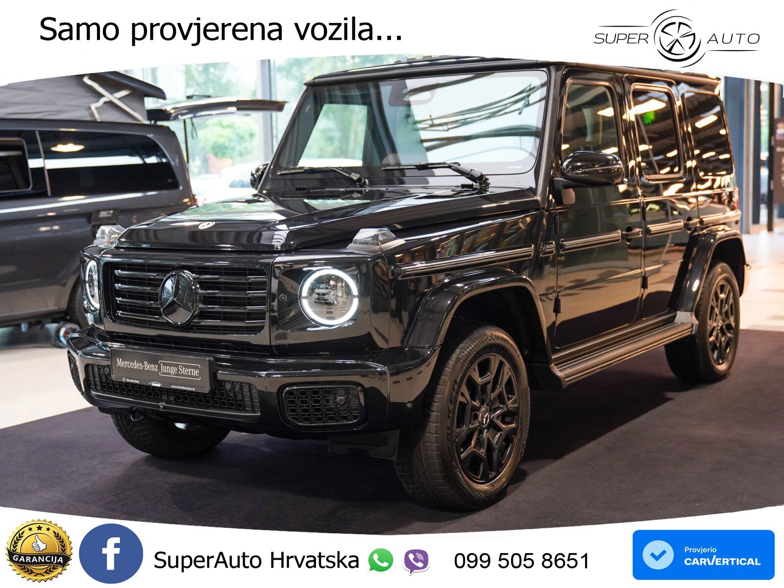 Mercedes G 450d Long (367 KS) 4MATIC 9G-TRONIC LED+ACC