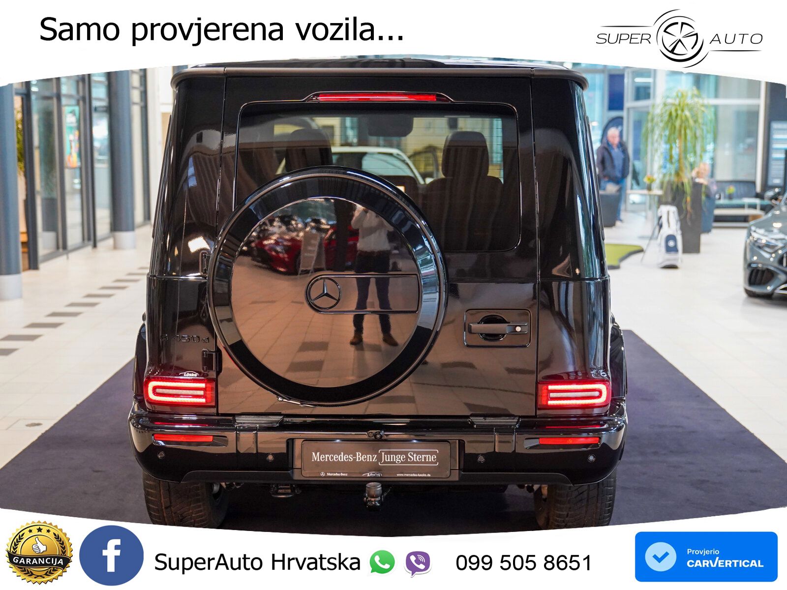 Mercedes G 450d Long (367 KS) 4MATIC 9G-TRONIC LED+ACC