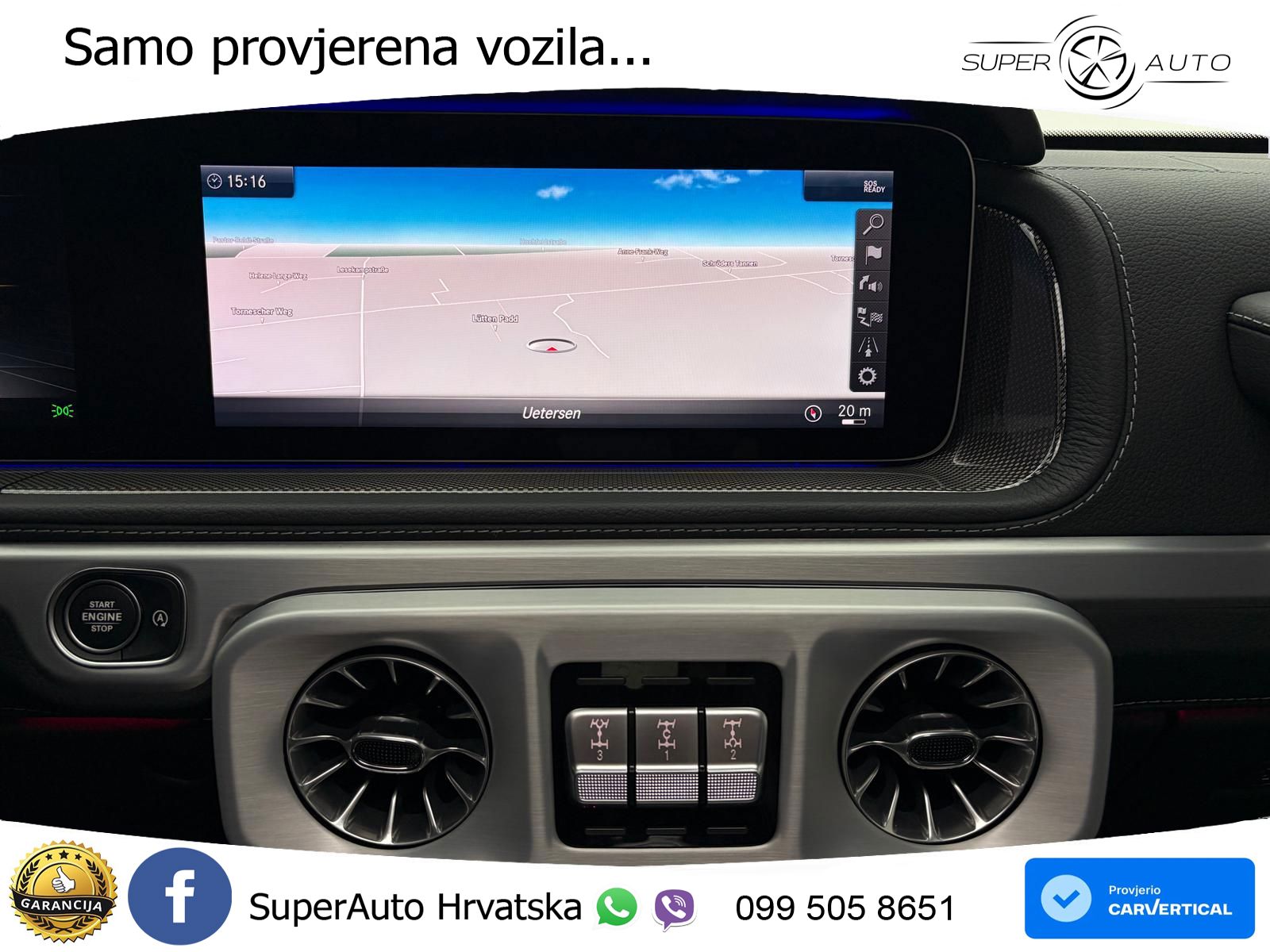 Mercedes AMG G 63 Long V8 (585 KS) 4MATIC 9G-TRONIC AMG SPEEDSHIFT PLUS LED+GR SJED+ACC