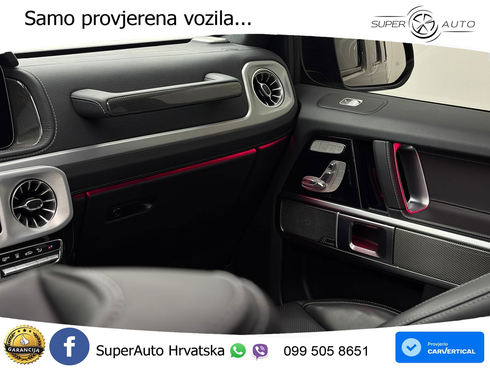 Mercedes AMG G 63 Long V8 (585 KS) 4MATIC 9G-TRONIC AMG SPEEDSHIFT PLUS LED+GR SJED+ACC