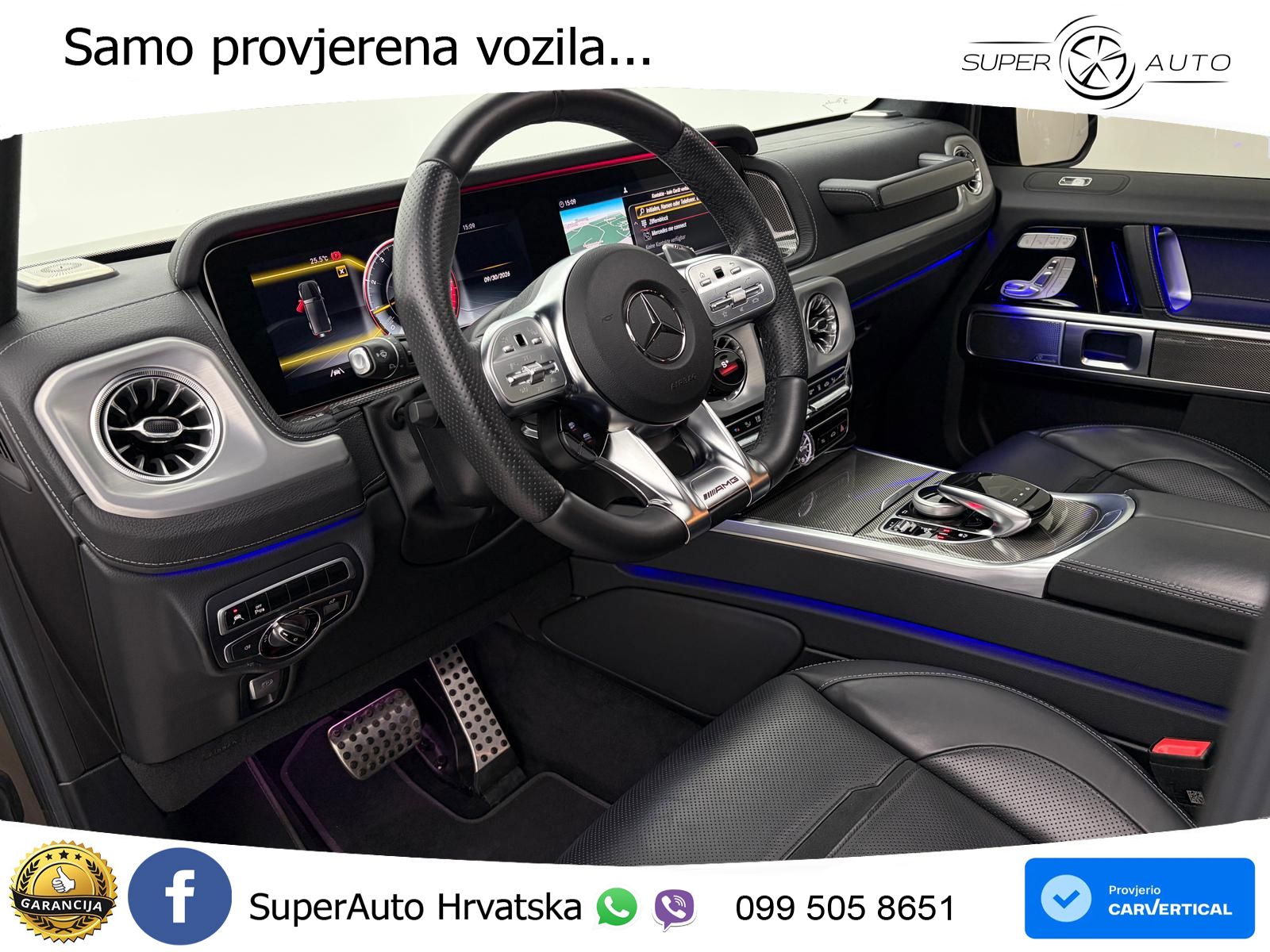Mercedes AMG G 63 Long V8 (585 KS) 4MATIC 9G-TRONIC AMG SPEEDSHIFT PLUS LED+GR SJED+ACC