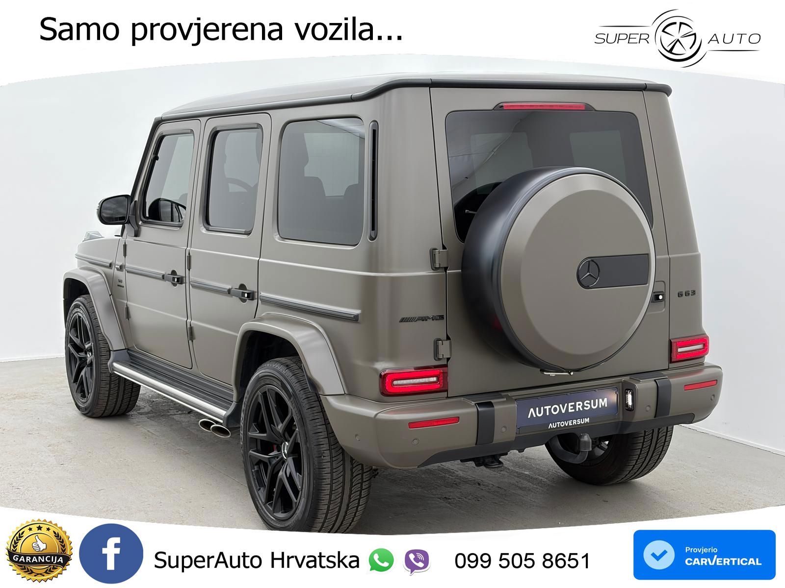 Mercedes AMG G 63 Long V8 (585 KS) 4MATIC 9G-TRONIC AMG SPEEDSHIFT PLUS LED+GR SJED+ACC