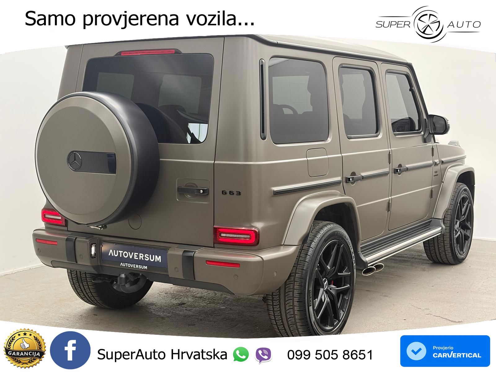 Mercedes AMG G 63 Long V8 (585 KS) 4MATIC 9G-TRONIC AMG SPEEDSHIFT PLUS LED+GR SJED+ACC