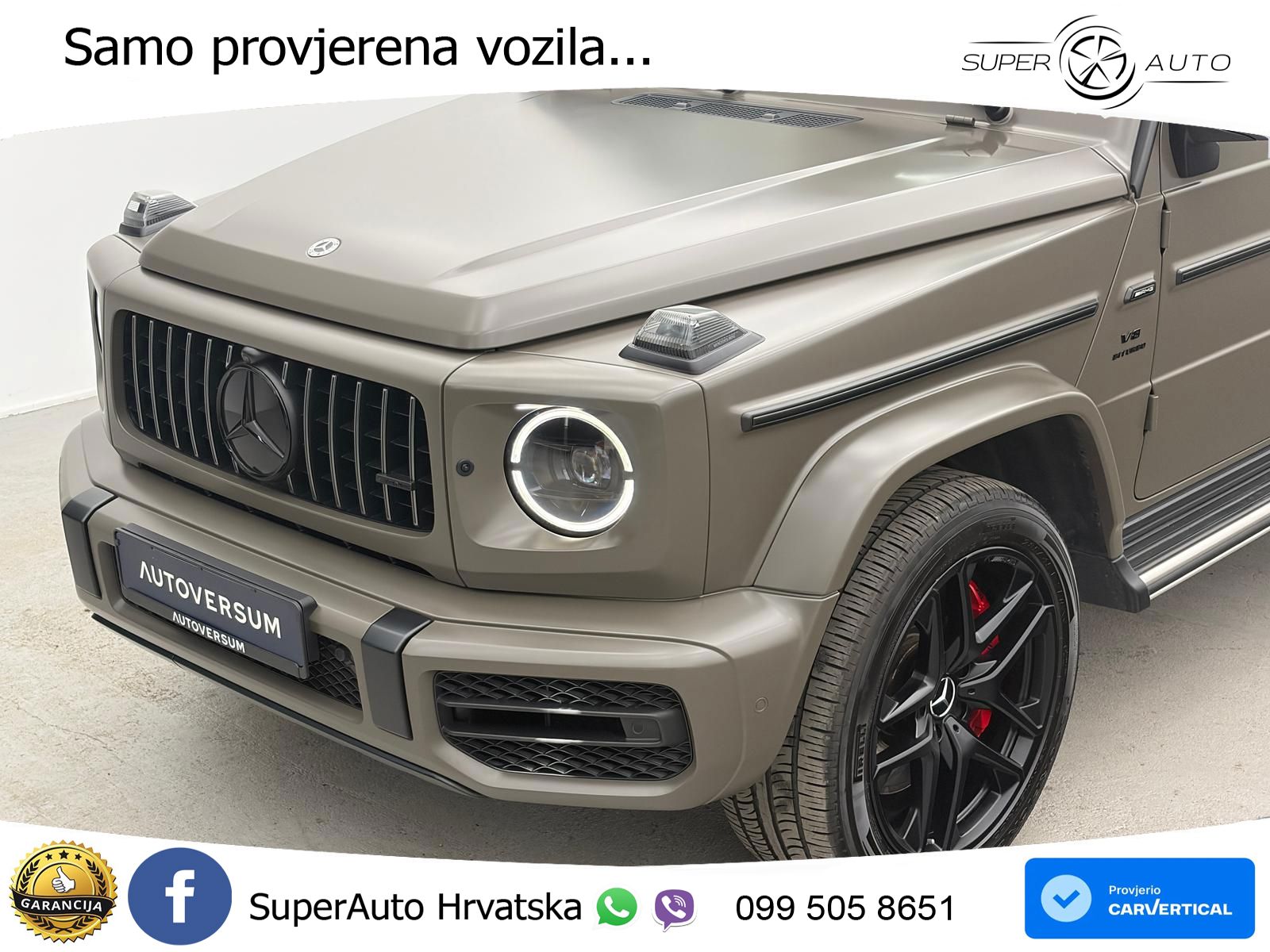 Mercedes AMG G 63 Long V8 (585 KS) 4MATIC 9G-TRONIC AMG SPEEDSHIFT PLUS LED+GR SJED+ACC
