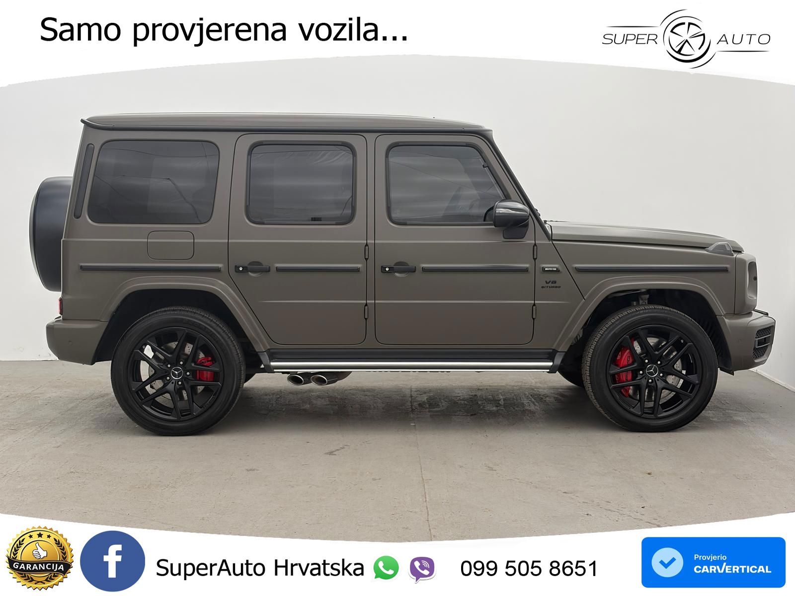 Mercedes AMG G 63 Long V8 (585 KS) 4MATIC 9G-TRONIC AMG SPEEDSHIFT PLUS LED+GR SJED+ACC