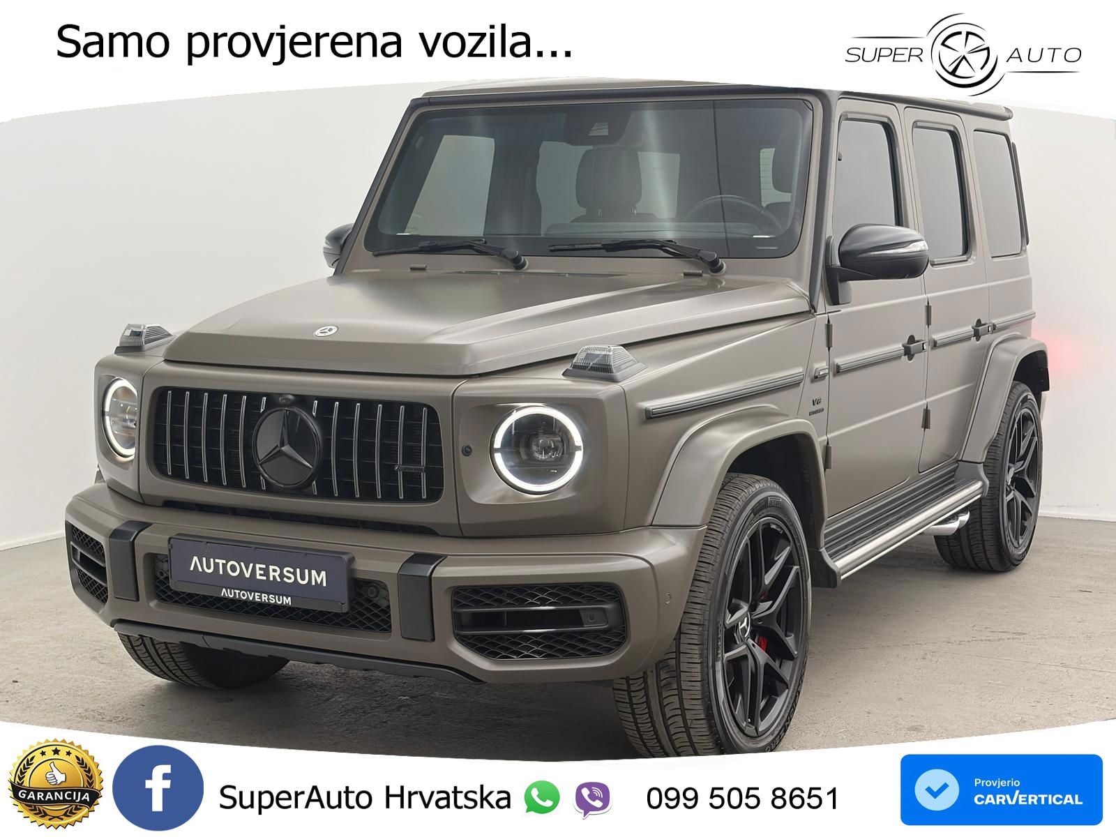 Mercedes AMG G 63 Long V8 (585 KS) 4MATIC 9G-TRONIC AMG SPEEDSHIFT PLUS LED+GR SJED+ACC