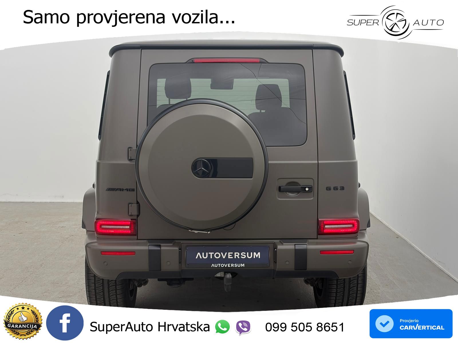 Mercedes AMG G 63 Long V8 (585 KS) 4MATIC 9G-TRONIC AMG SPEEDSHIFT PLUS LED+GR SJED+ACC