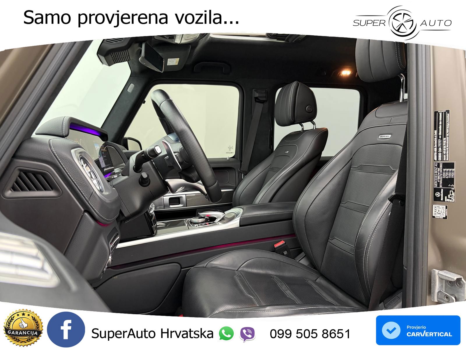 Mercedes AMG G 63 Long V8 (585 KS) 4MATIC 9G-TRONIC AMG SPEEDSHIFT PLUS LED+GR SJED+ACC