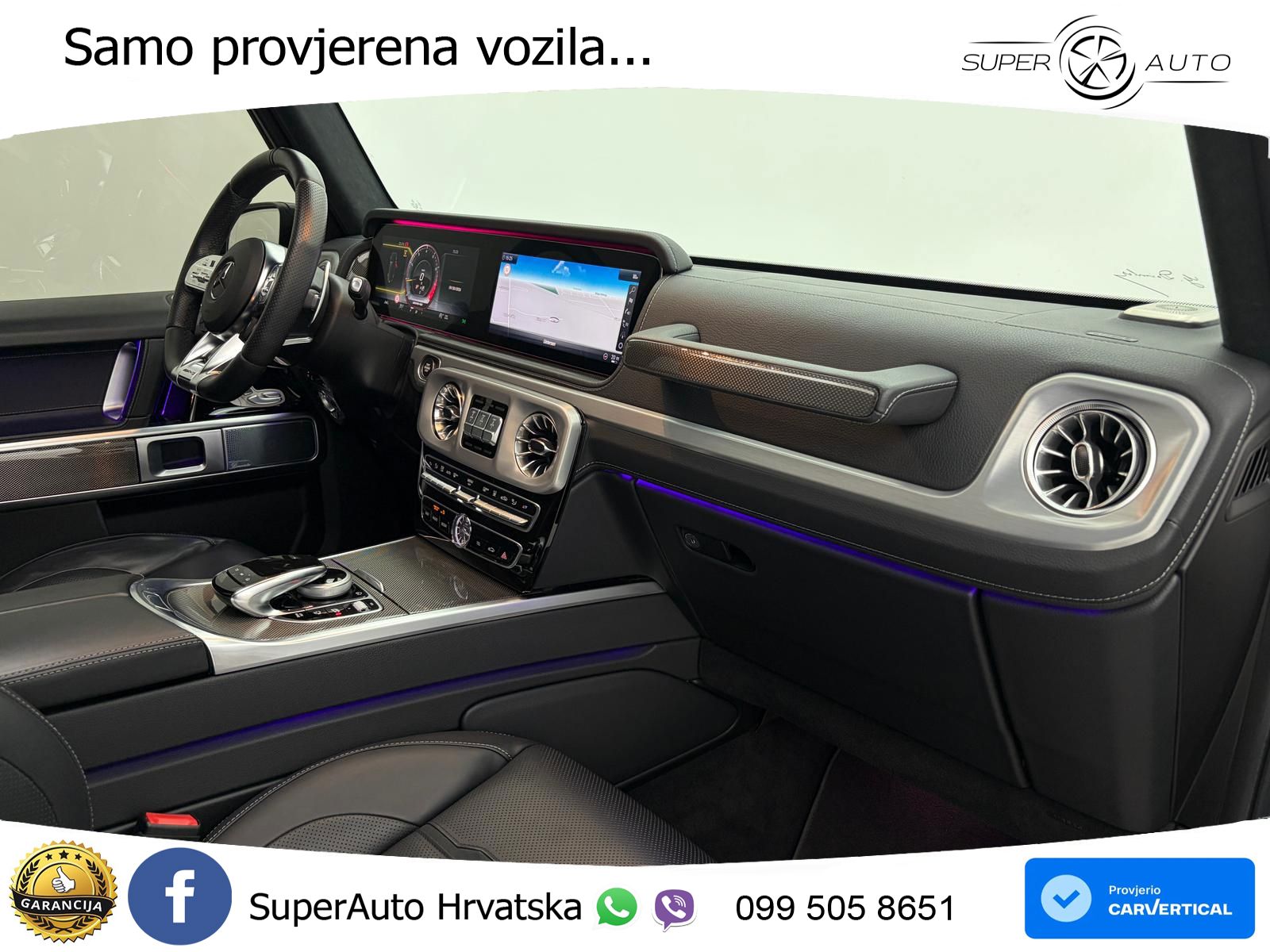 Mercedes AMG G 63 Long V8 (585 KS) 4MATIC 9G-TRONIC AMG SPEEDSHIFT PLUS LED+GR SJED+ACC