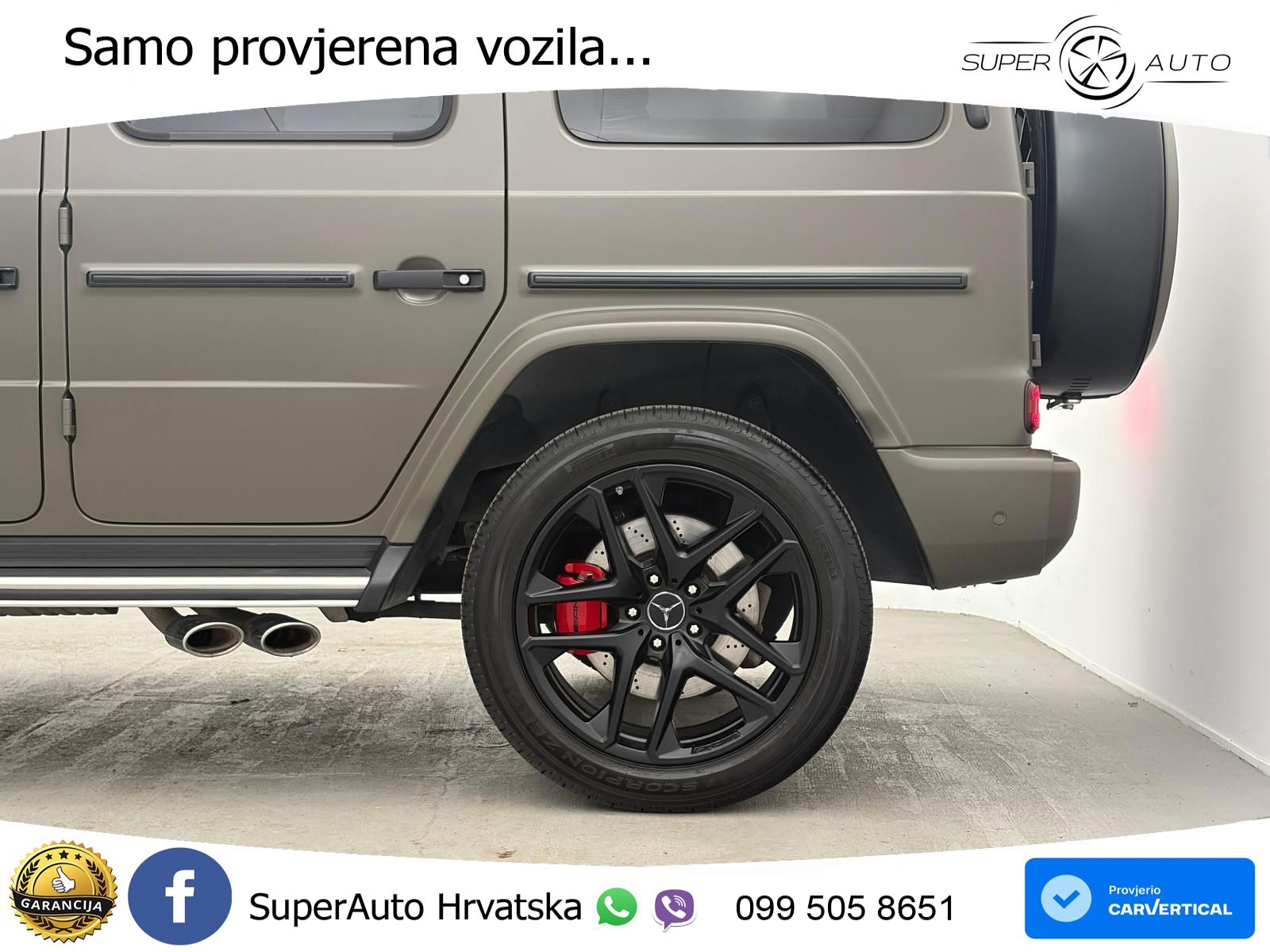 Mercedes AMG G 63 Long V8 (585 KS) 4MATIC 9G-TRONIC AMG SPEEDSHIFT PLUS LED+GR SJED+ACC