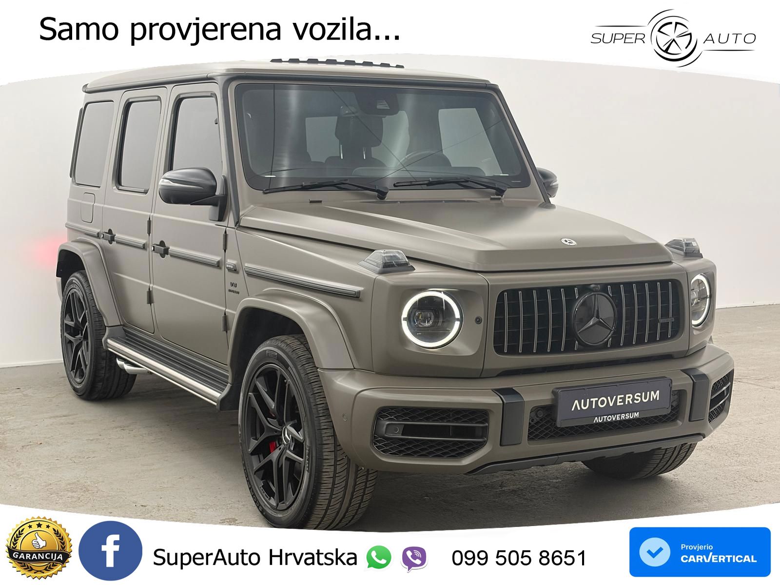 Mercedes AMG G 63 Long V8 (585 KS) 4MATIC 9G-TRONIC AMG SPEEDSHIFT PLUS LED+GR SJED+ACC