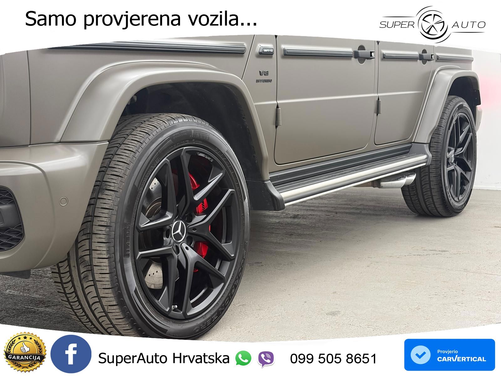 Mercedes AMG G 63 Long V8 (585 KS) 4MATIC 9G-TRONIC AMG SPEEDSHIFT PLUS LED+GR SJED+ACC