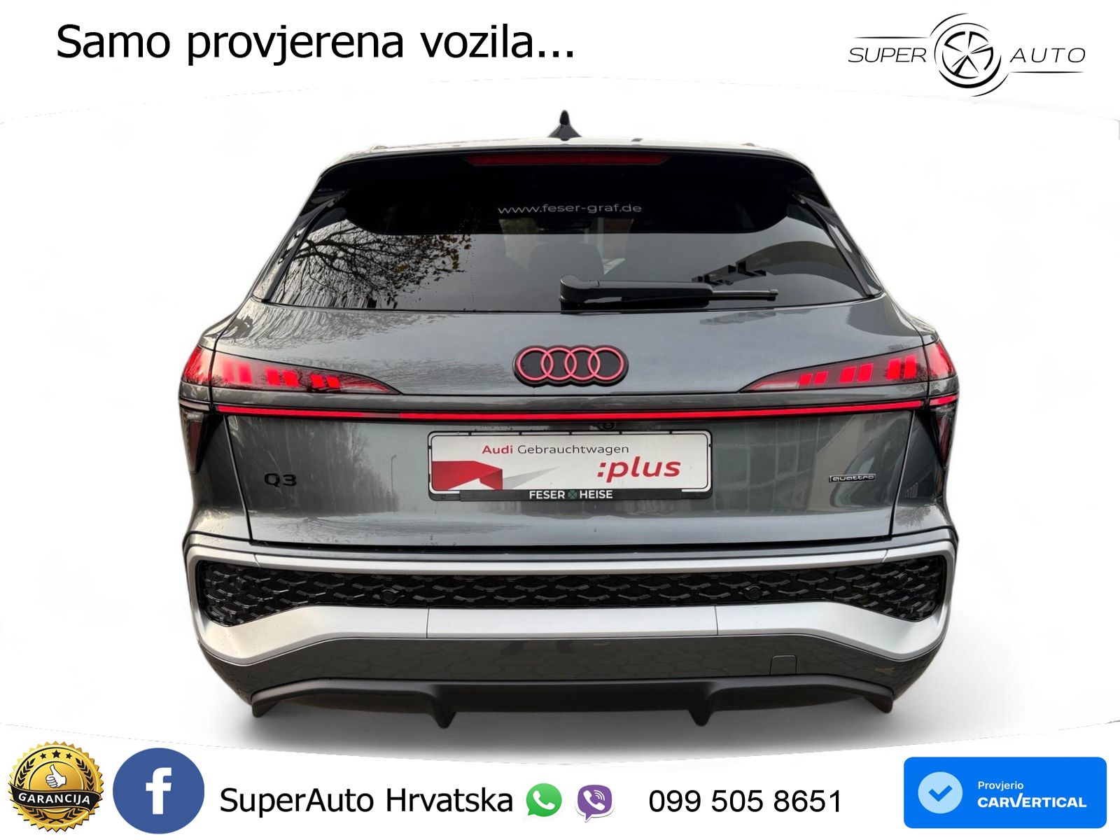 Audi Q3 2.0 TFSI (265 KS) quattro S tronic S line