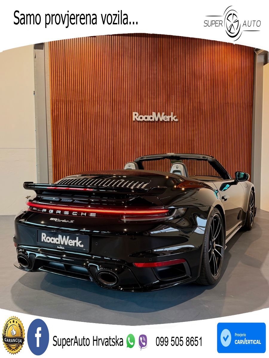 Porsche 911 Turbo S Cabriolet 3.8 (650 KS) PDK LED+GR SJED+ACC