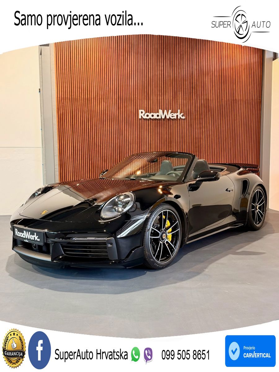 Porsche 911 Turbo S Cabriolet 3.8 (650 KS) PDK LED+GR SJED+ACC