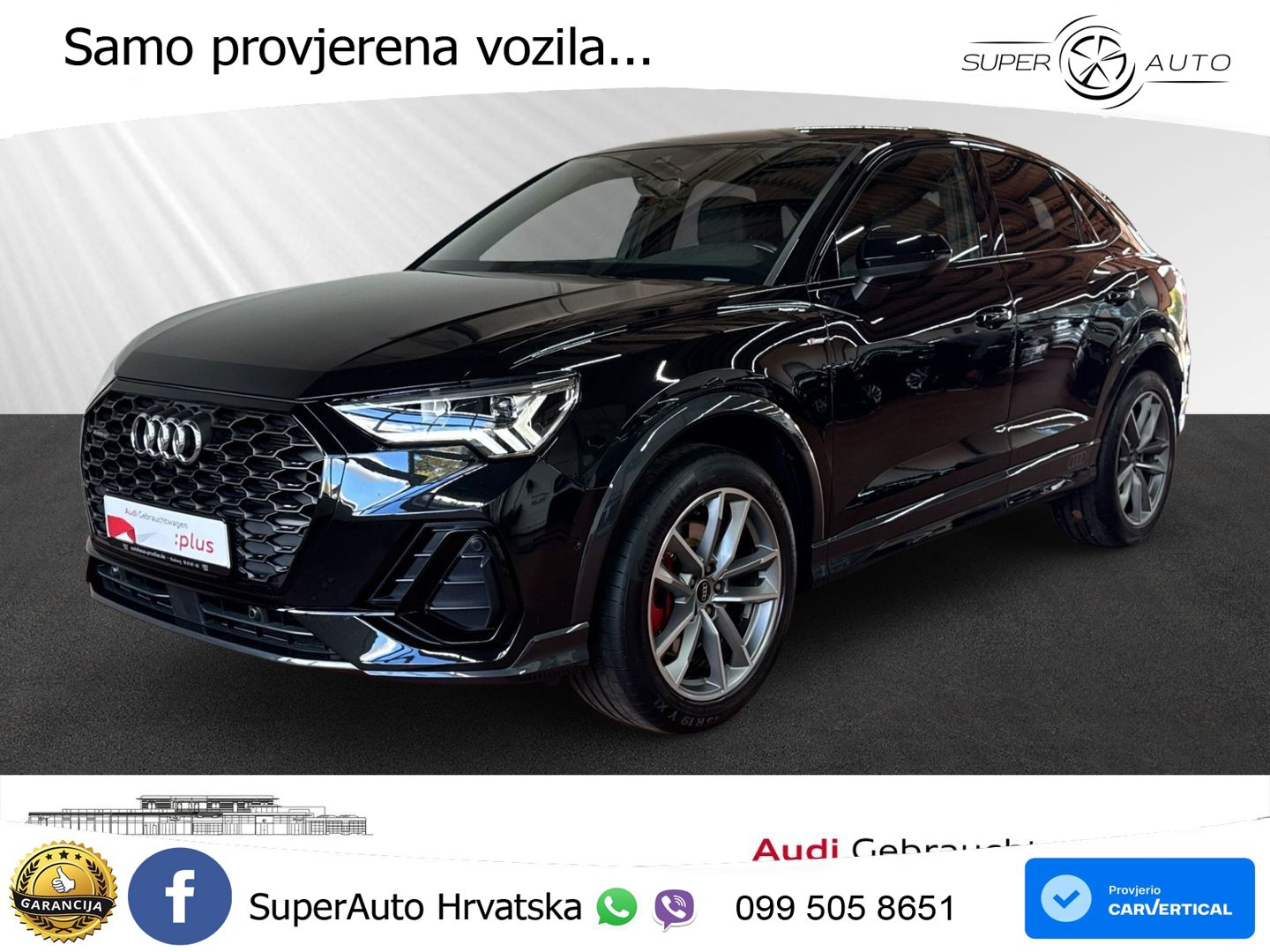 Audi Q3 Sportback 45 TFSI (245 KS) quattro S tronic S line