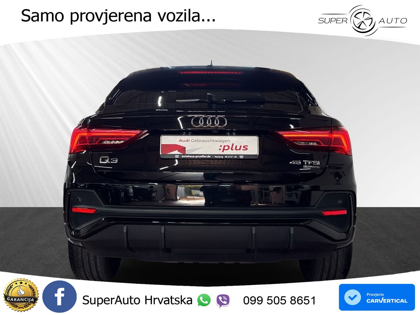Audi Q3 Sportback 45 TFSI (245 KS) quattro S tronic S line
