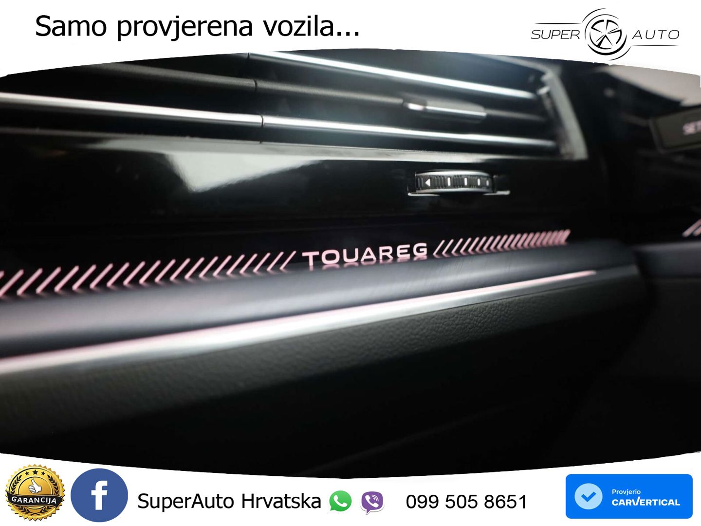 Volkswagen Touareg 3.0 V6 TDI (286 KS) 4MOTION Tiptronic ZRAČNI+ACC+GR SJED+KAM+PANO