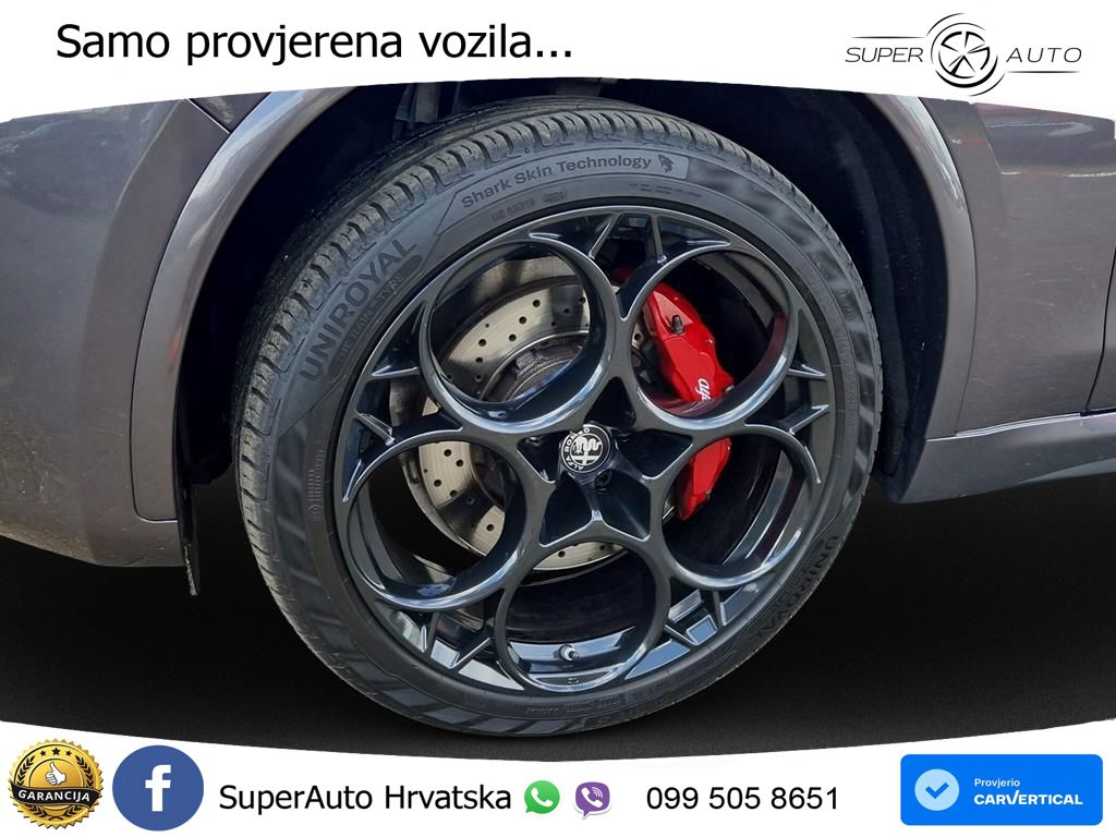 Alfa Romeo Stelvio Quadrifoglio 2.9 V6 Bi-Turbo (520 KS) Q4 Automatic LED+GR SJED+ACC
