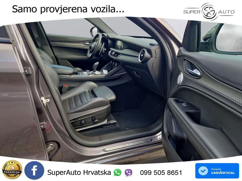 Alfa Romeo Stelvio Quadrifoglio 2.9 V6 Bi-Turbo (520 KS) Q4 Automatic LED+GR SJED+ACC