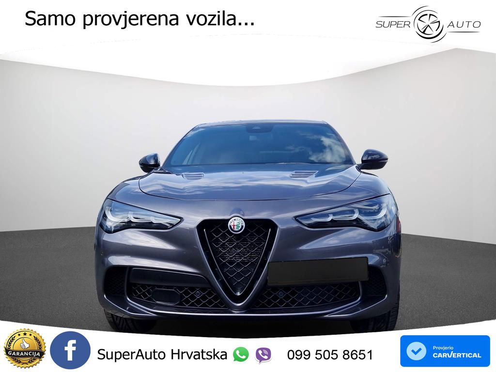 Alfa Romeo Stelvio Quadrifoglio 2.9 V6 Bi-Turbo (520 KS) Q4 Automatic LED+GR SJED+ACC