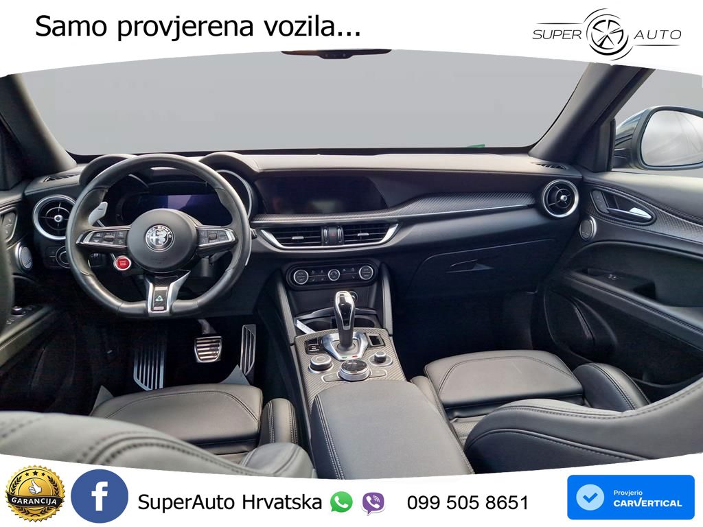 Alfa Romeo Stelvio Quadrifoglio 2.9 V6 Bi-Turbo (520 KS) Q4 Automatic LED+GR SJED+ACC