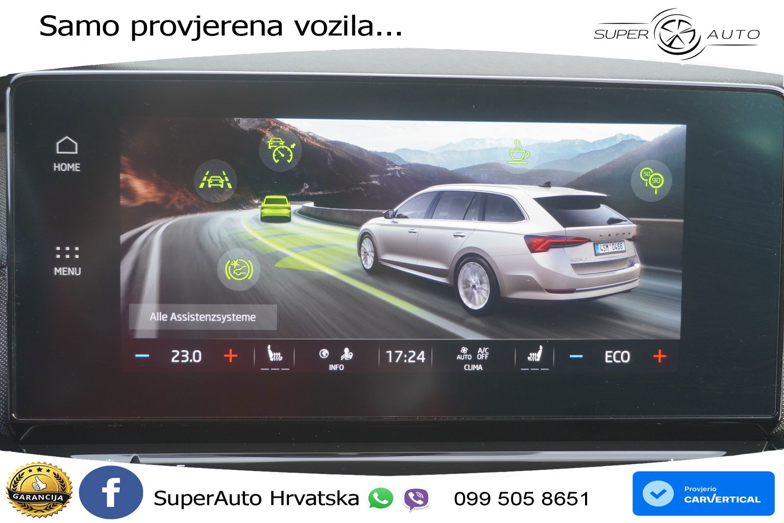 Škoda Octavia Combi iV 1.4 TSI (204 KS) DSG SportLine LED+GR SJED+ACC