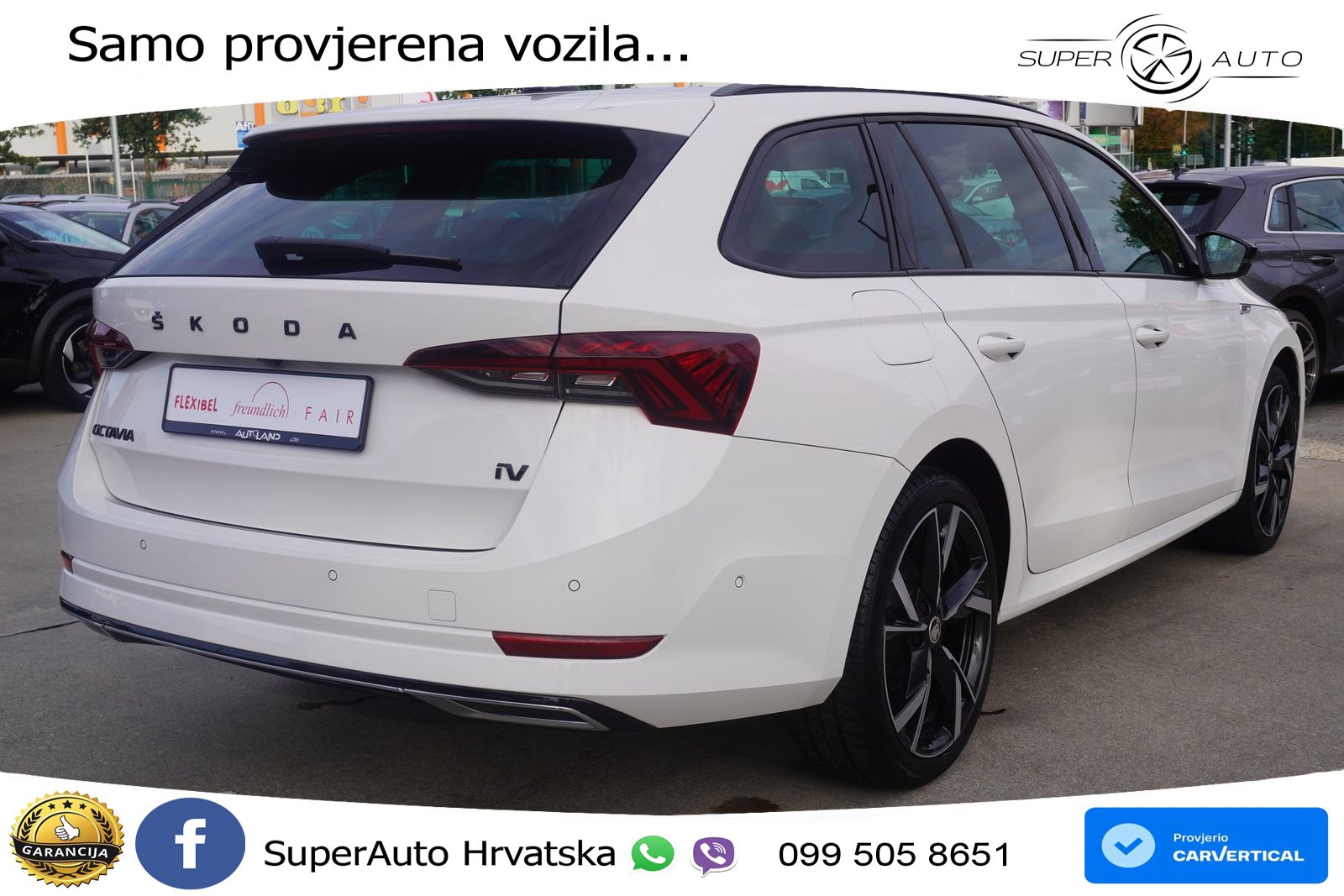Škoda Octavia Combi iV 1.4 TSI (204 KS) DSG SportLine LED+GR SJED+ACC
