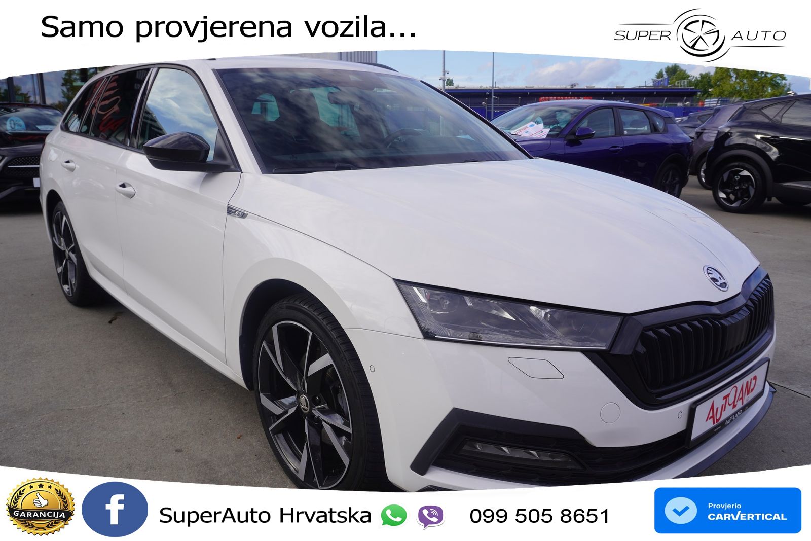 Škoda Octavia Combi iV 1.4 TSI (204 KS) DSG SportLine LED+GR SJED+ACC
