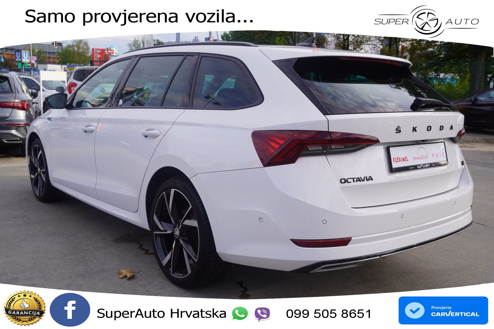 Škoda Octavia Combi iV 1.4 TSI (204 KS) DSG SportLine LED+GR SJED+ACC