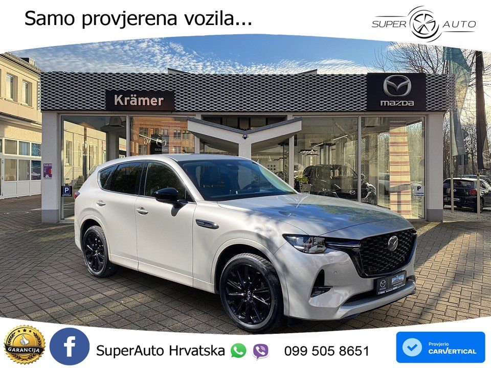 Mazda CX-60 3.3 e-Skyactiv D (254 KS) AWD Automatic MATRIX+GR SJED+KAM