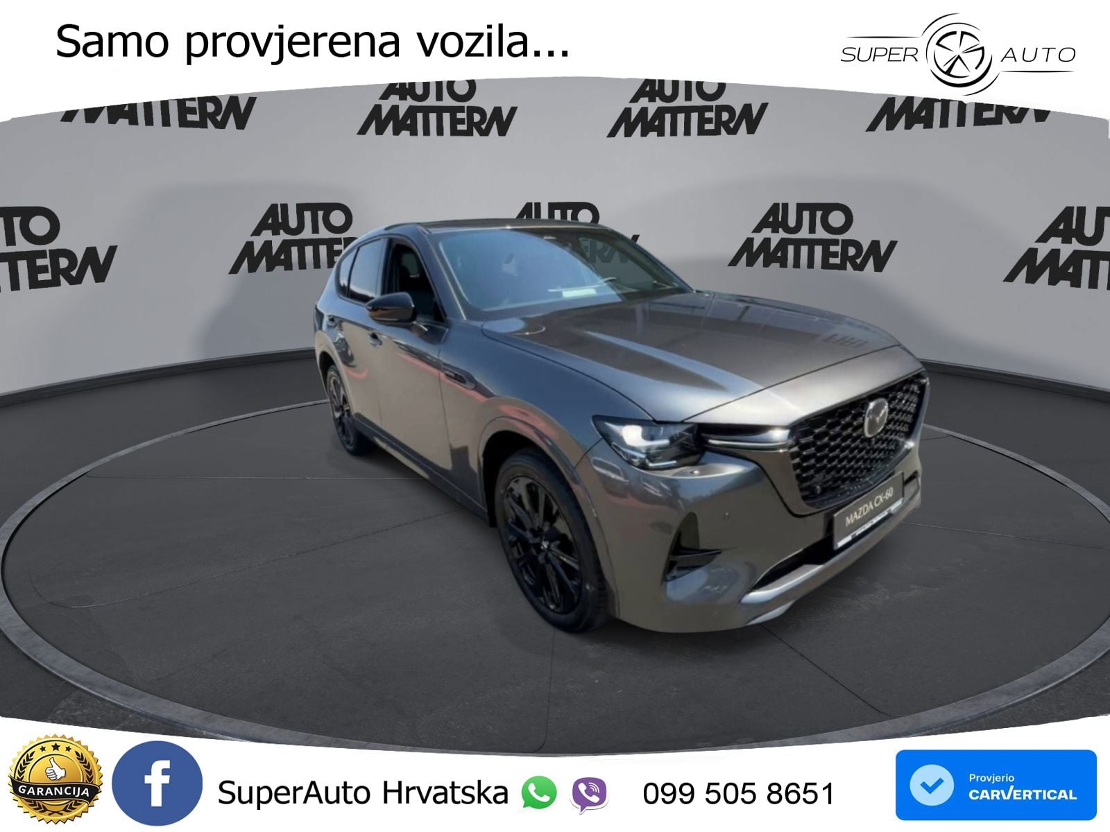 Mazda CX-60 3.3 e-Skyactiv D (254 KS) AWD Automatic LED+GR SJED+ACC