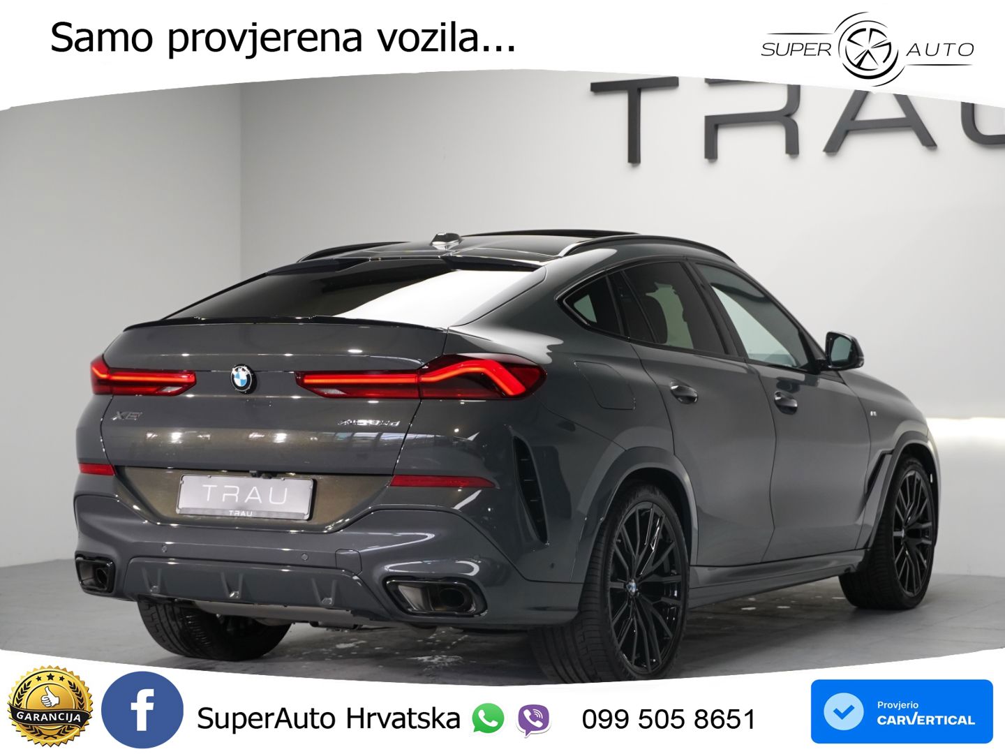 BMW X6 30d (298 KS) xDrive Steptronic M Sport LED+GR SJED+ACC