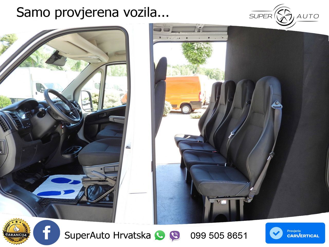 Citroën JUMPER KASTENWAGEN DOPPELKABINE 7 SITZE TEMPOMAT 140 KS