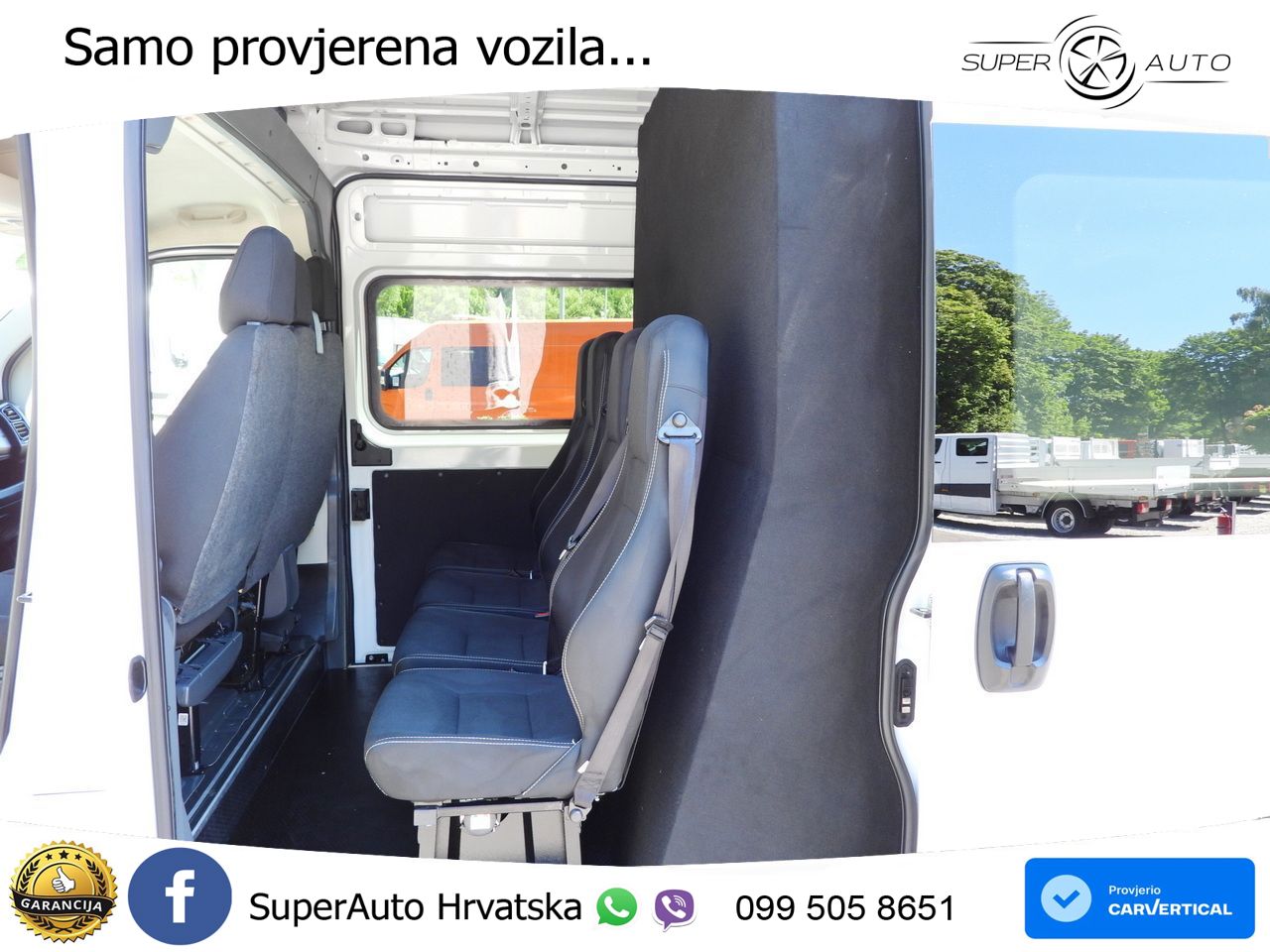Citroën JUMPER KASTENWAGEN DOPPELKABINE 7 SITZE TEMPOMAT 140 KS