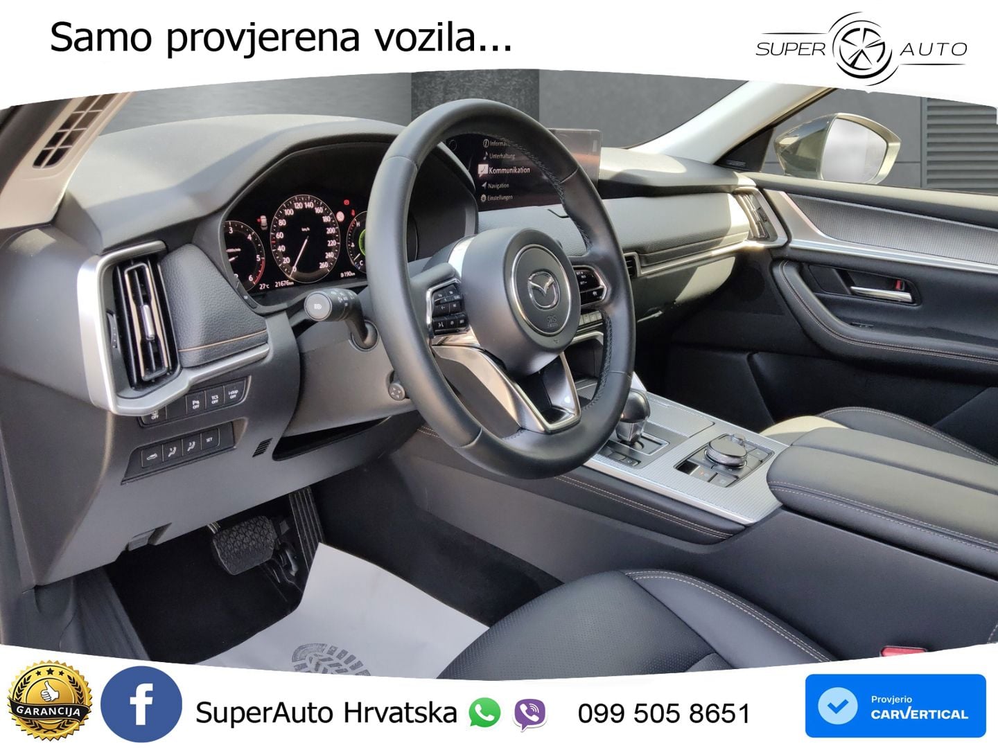 Mazda CX-60 3.3 e-Skyactiv D (200 KS) Automatic LED+GR SJED+ACC