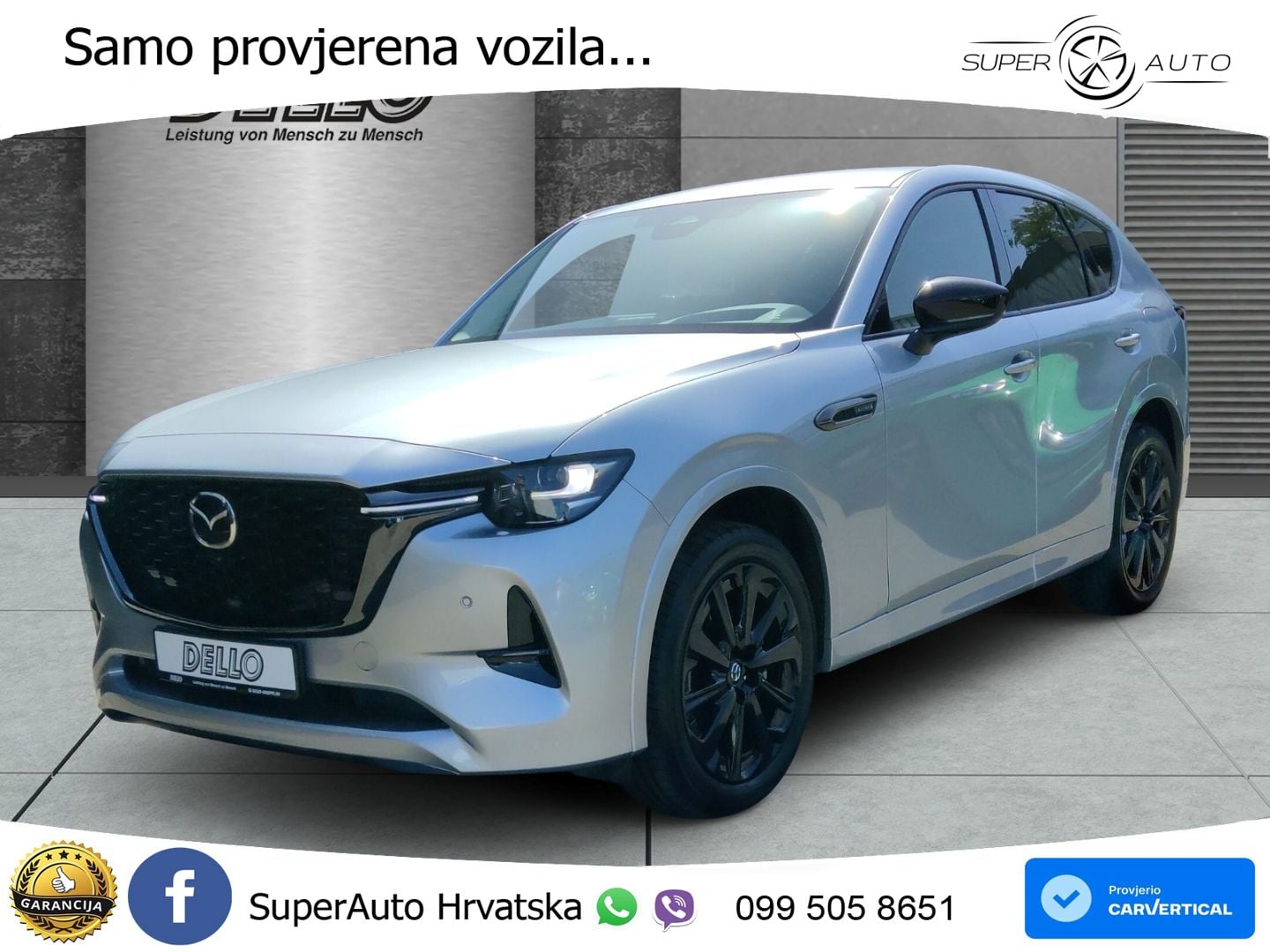 Mazda CX-60 3.3 e-Skyactiv D (200 KS) Automatic LED+GR SJED+ACC