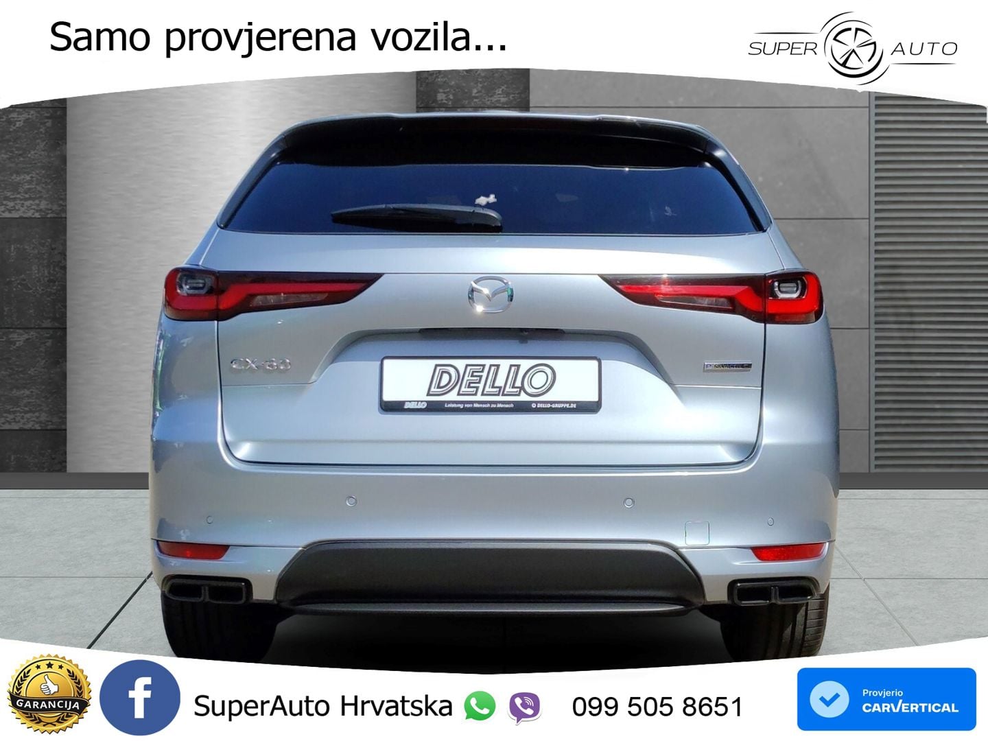 Mazda CX-60 3.3 e-Skyactiv D (200 KS) Automatic LED+GR SJED+ACC