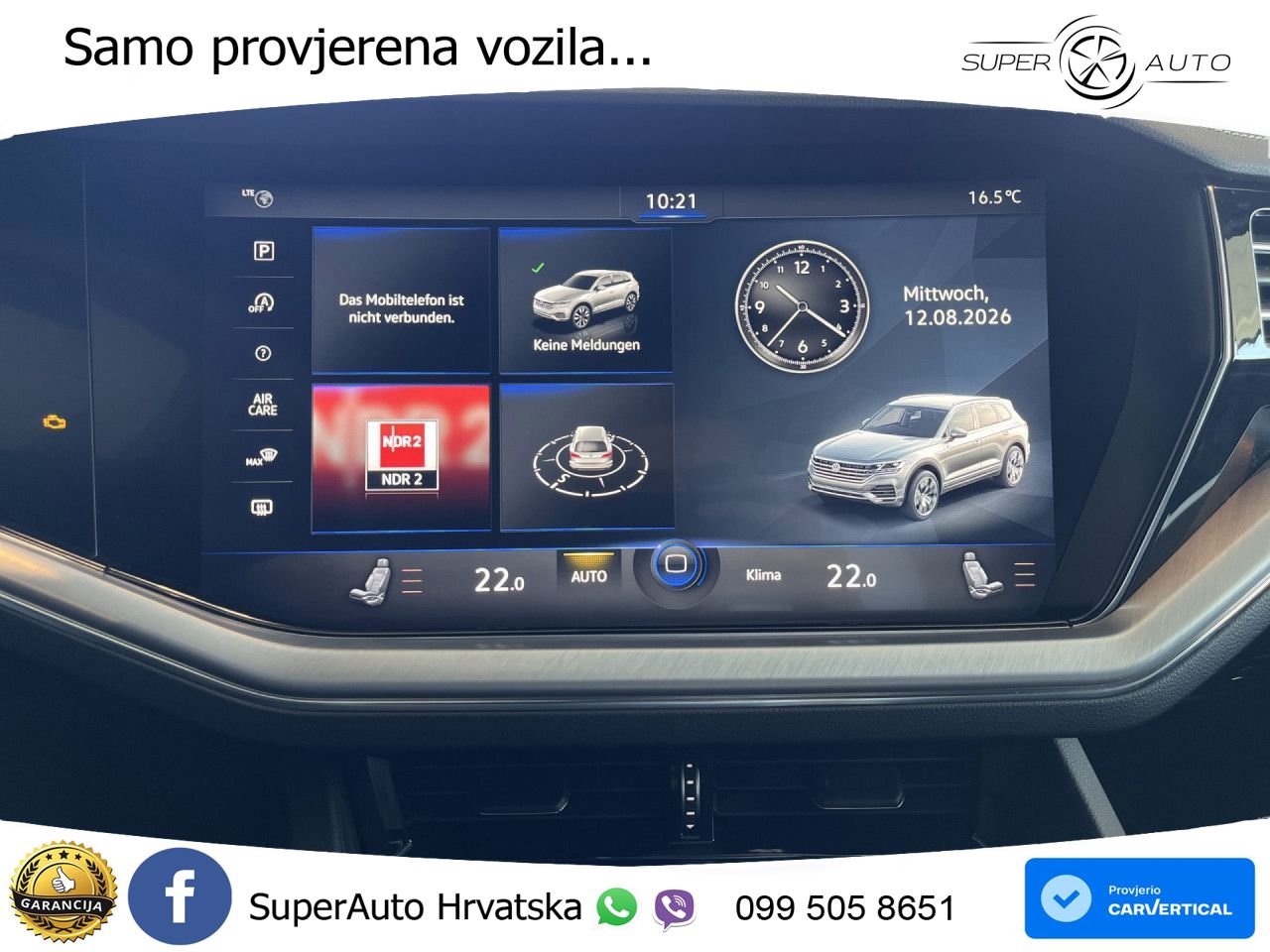 Volkswagen Touareg 3.0 V6 TDI (231 KS) 4MOTION Tiptronic LED+GR SJED+ACC