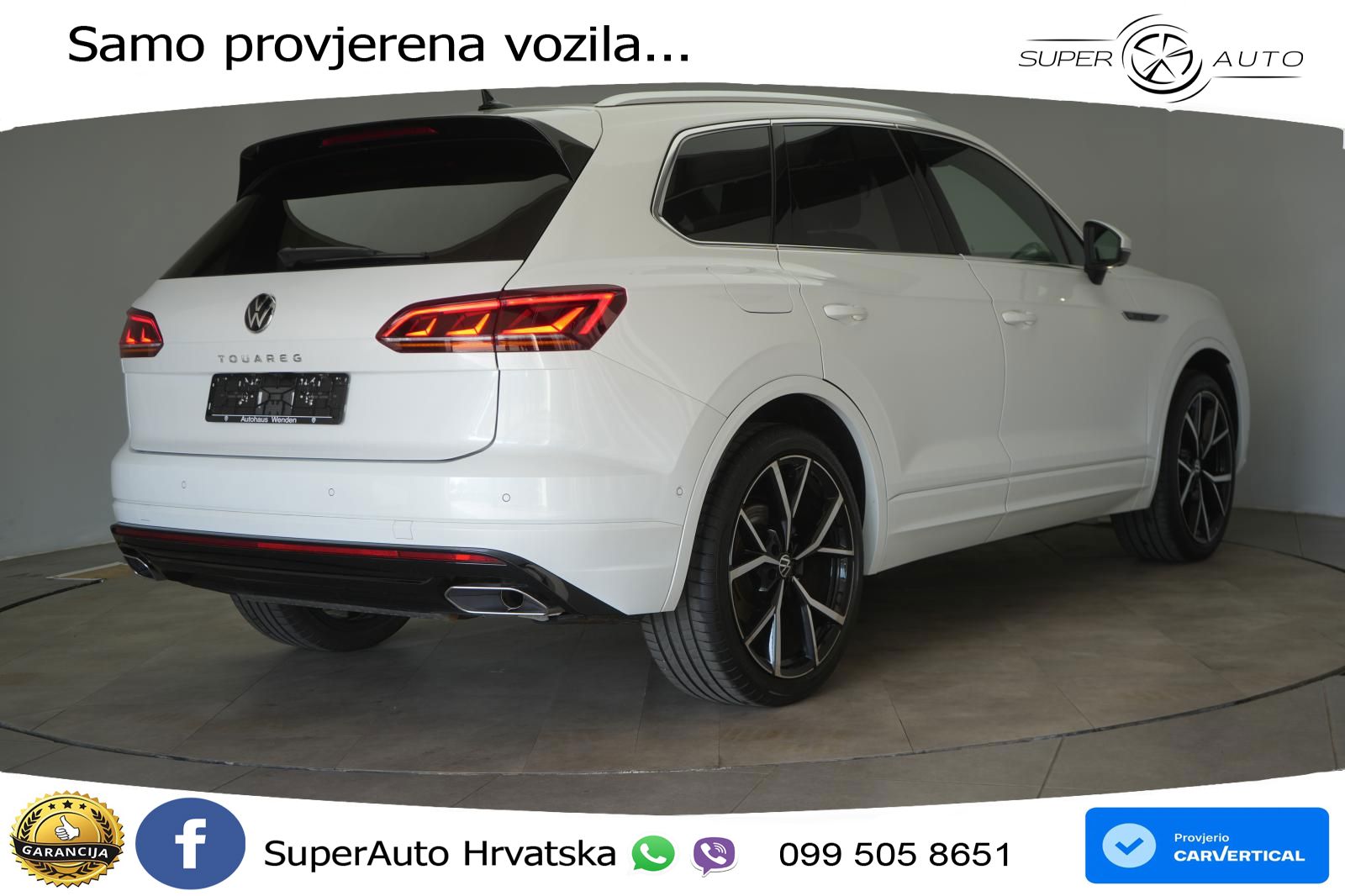 Volkswagen Touareg 3.0 V6 TDI (286 KS) 4MOTION Tiptronic R-Line ZRAČNI+ACC+GR SJED+KAM+PANO