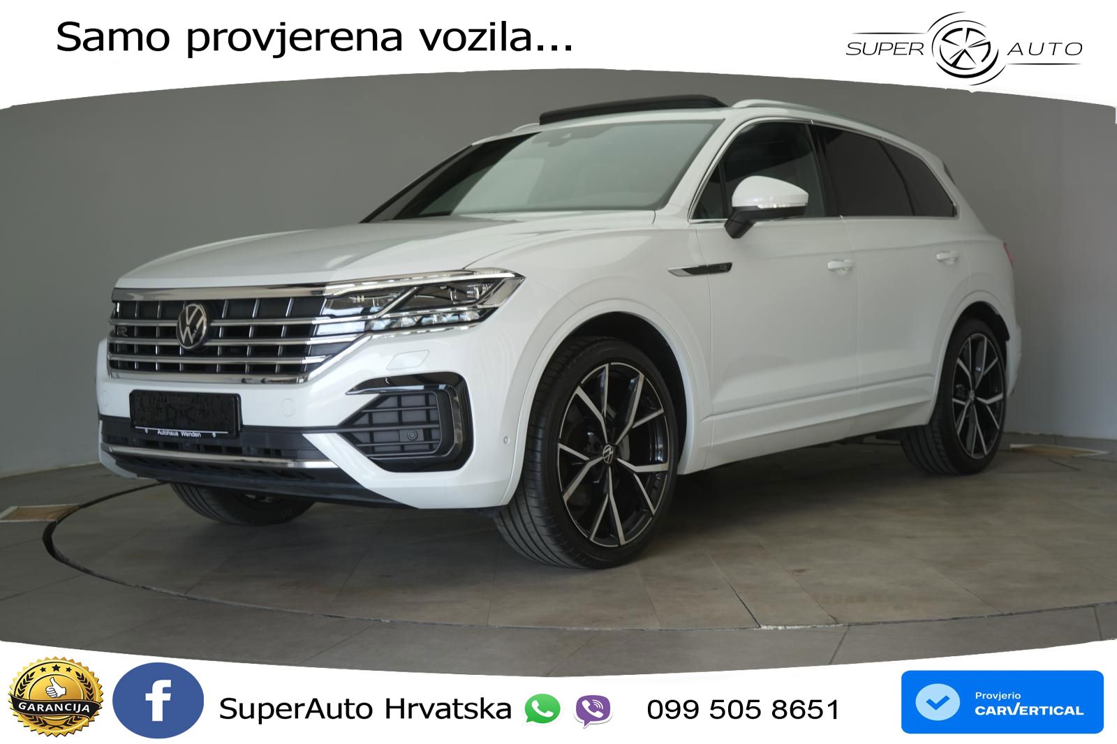 Volkswagen Touareg 3.0 V6 TDI (286 KS) 4MOTION Tiptronic R-Line ZRAČNI+ACC+GR SJED+KAM+PANO