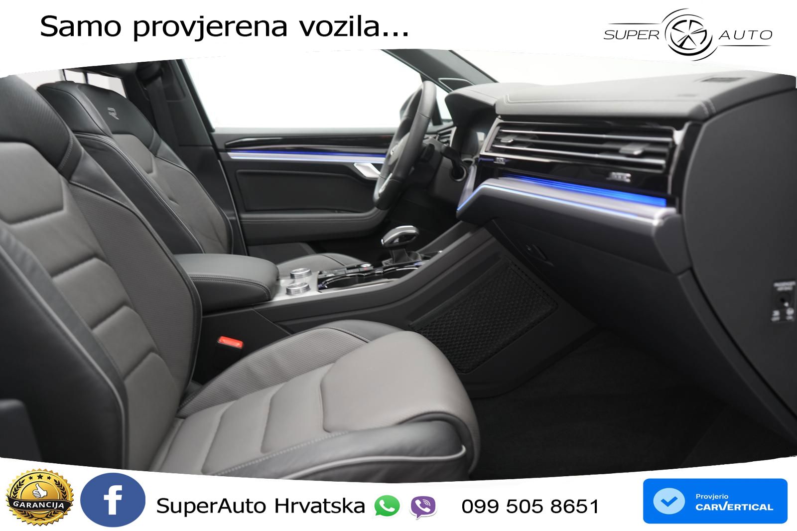 Volkswagen Touareg 3.0 V6 TDI (286 KS) 4MOTION Tiptronic R-Line ZRAČNI+ACC+GR SJED+KAM+PANO